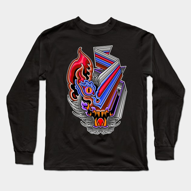 Bat Long Sleeve T-Shirt by JR Tattoos